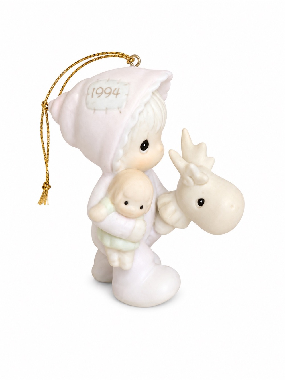 Share Precious Moments 1994 "Baby's First Christmas 1994" Ornament #530255